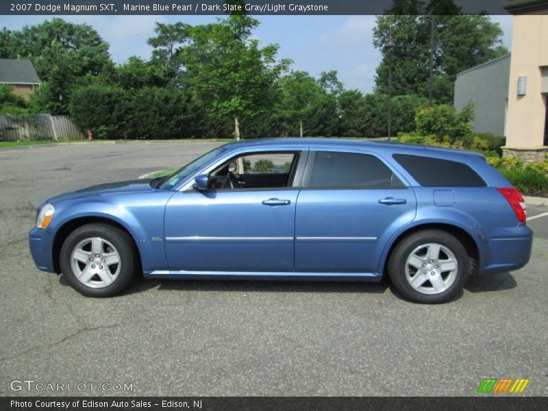 Marine Blue Pearl / Dark Slate Gray/Light Graystone 2007 Dodge Magnum SXT