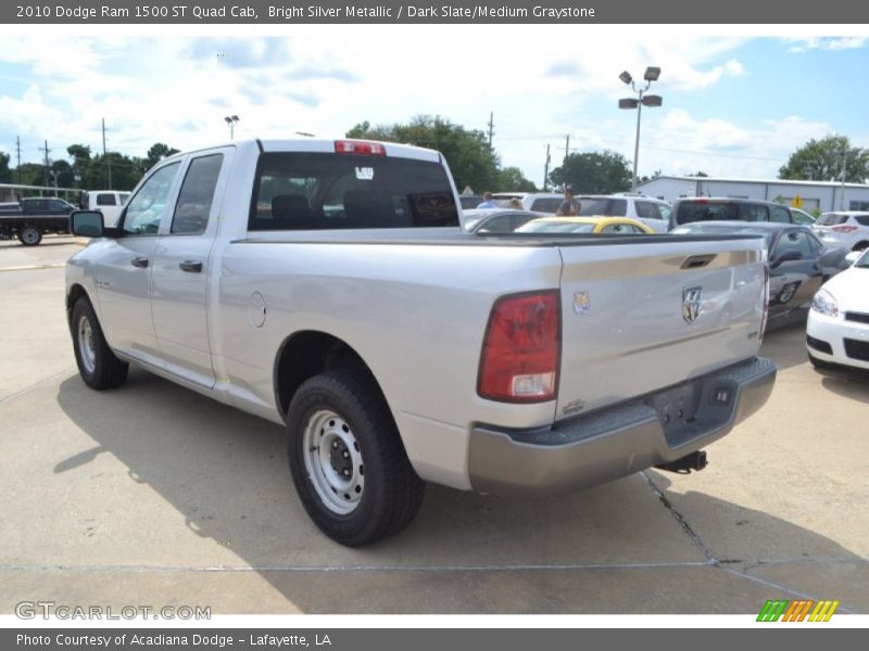 Bright Silver Metallic / Dark Slate/Medium Graystone 2010 Dodge Ram 1500 ST Quad Cab