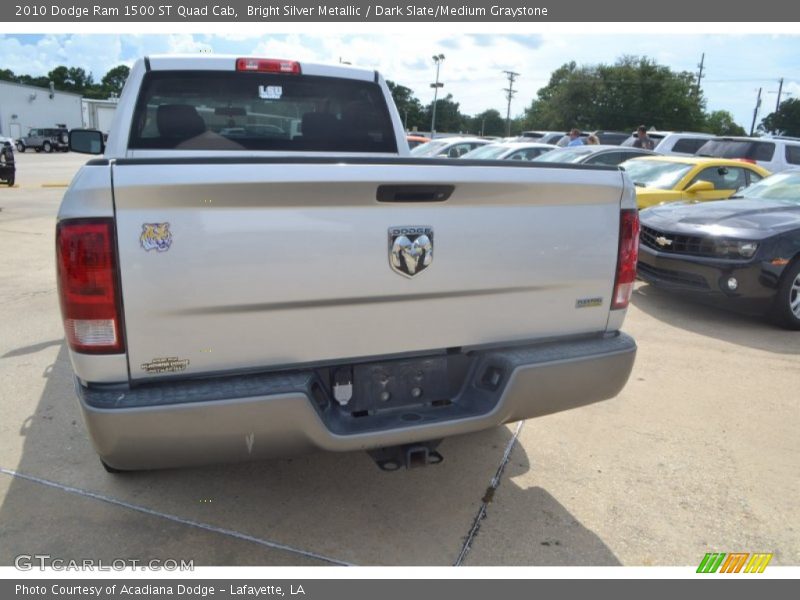 Bright Silver Metallic / Dark Slate/Medium Graystone 2010 Dodge Ram 1500 ST Quad Cab