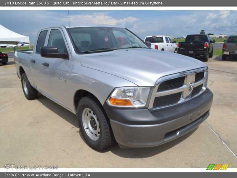 Bright Silver Metallic / Dark Slate/Medium Graystone 2010 Dodge Ram 1500 ST Quad Cab