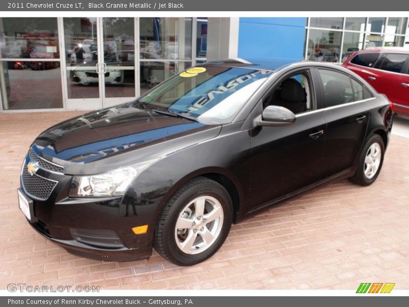 Black Granite Metallic / Jet Black 2011 Chevrolet Cruze LT