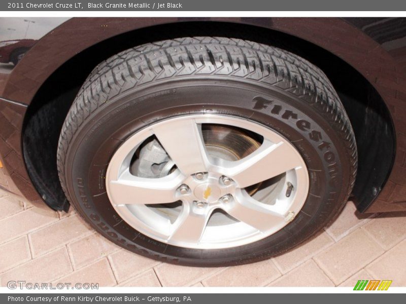 Black Granite Metallic / Jet Black 2011 Chevrolet Cruze LT