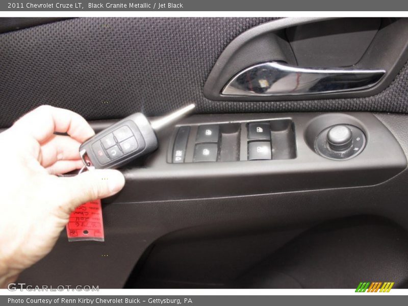 Black Granite Metallic / Jet Black 2011 Chevrolet Cruze LT
