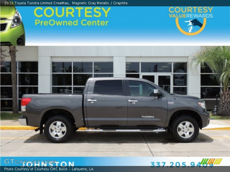 Magnetic Gray Metallic / Graphite 2012 Toyota Tundra Limited CrewMax