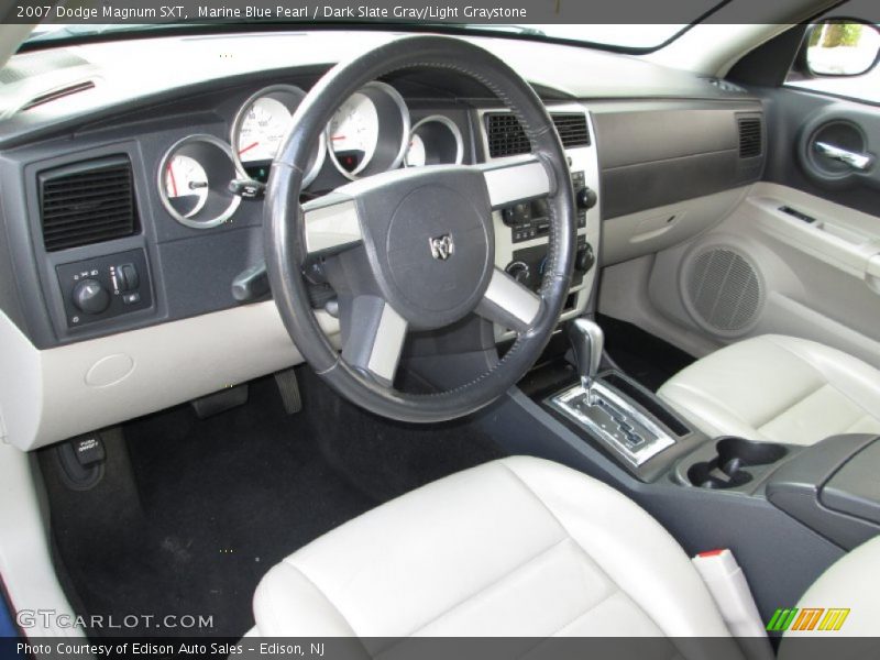 Marine Blue Pearl / Dark Slate Gray/Light Graystone 2007 Dodge Magnum SXT