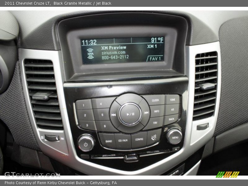 Black Granite Metallic / Jet Black 2011 Chevrolet Cruze LT