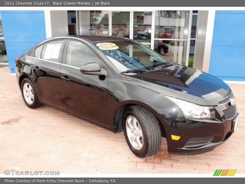 Black Granite Metallic / Jet Black 2011 Chevrolet Cruze LT