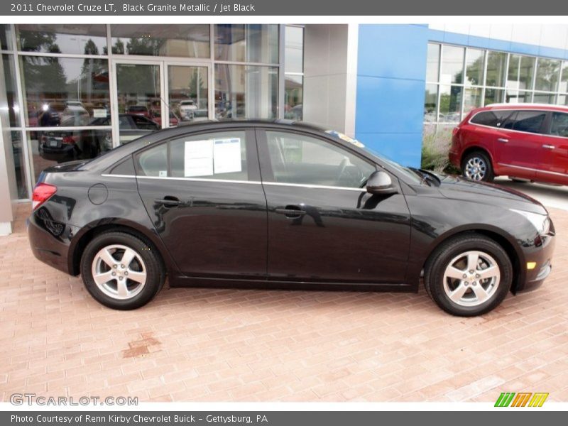 Black Granite Metallic / Jet Black 2011 Chevrolet Cruze LT