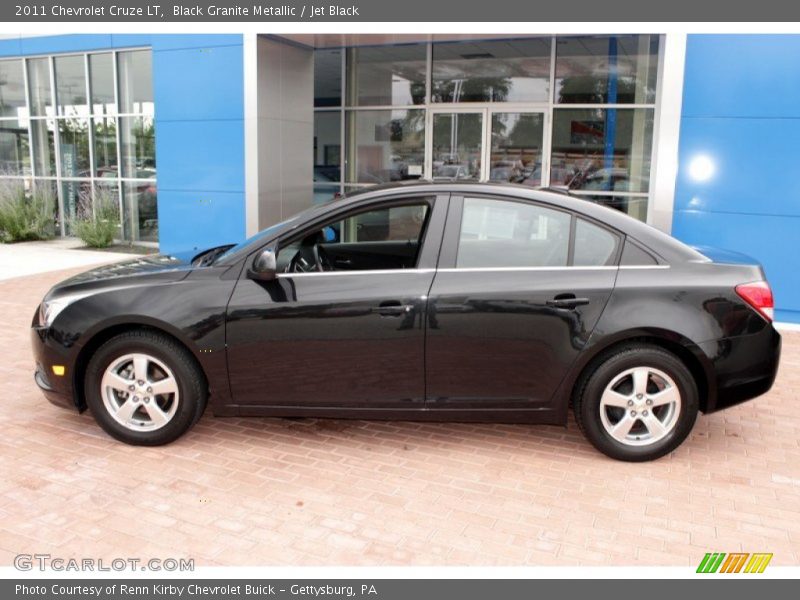 Black Granite Metallic / Jet Black 2011 Chevrolet Cruze LT