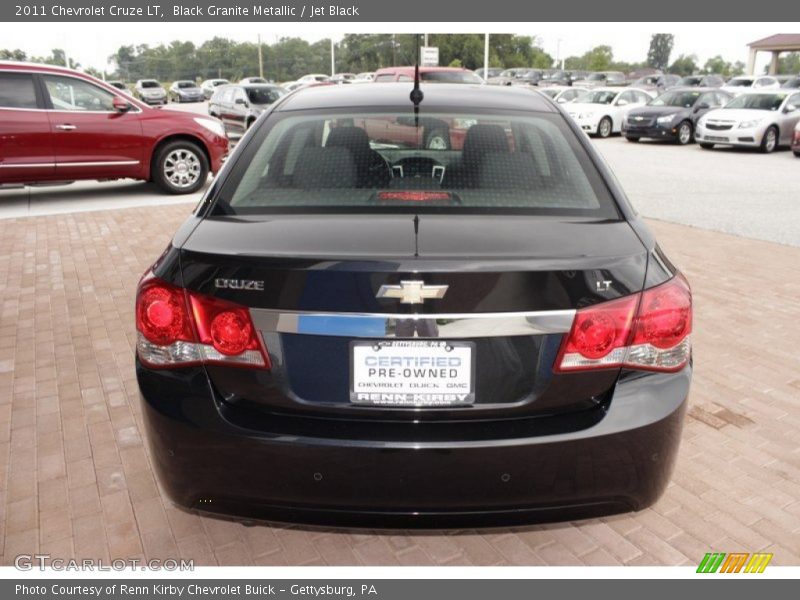 Black Granite Metallic / Jet Black 2011 Chevrolet Cruze LT