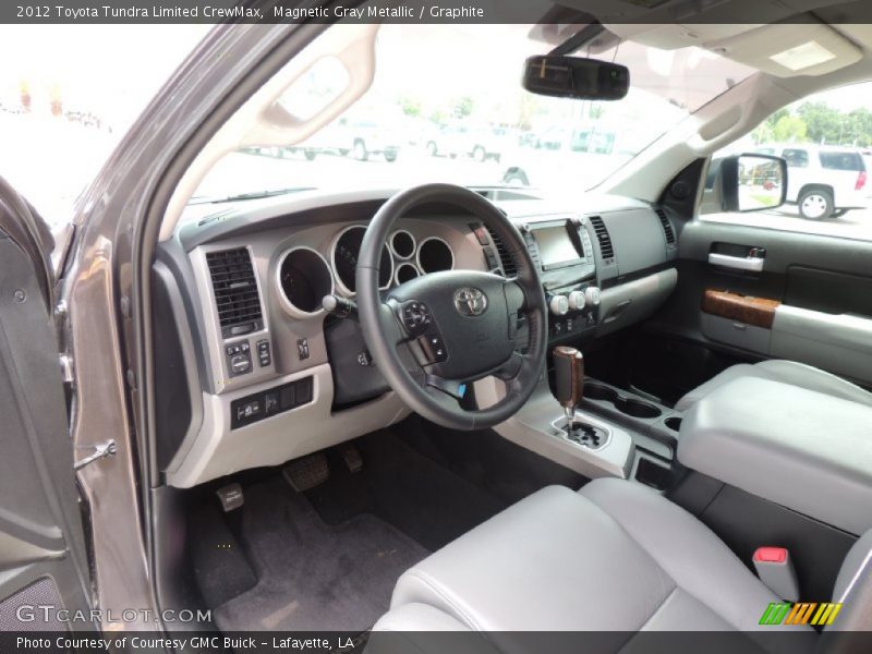 Graphite Interior - 2012 Tundra Limited CrewMax 