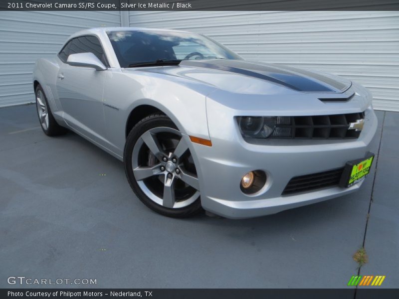 Silver Ice Metallic / Black 2011 Chevrolet Camaro SS/RS Coupe