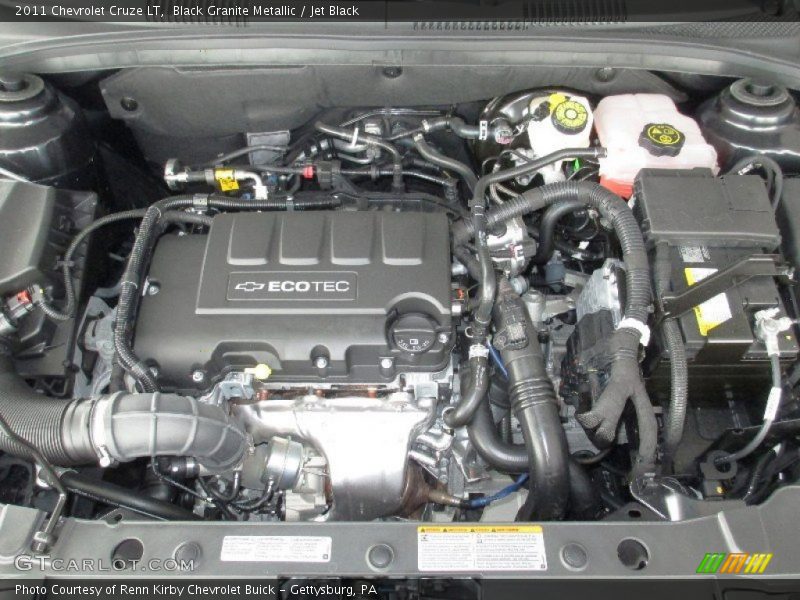 Black Granite Metallic / Jet Black 2011 Chevrolet Cruze LT