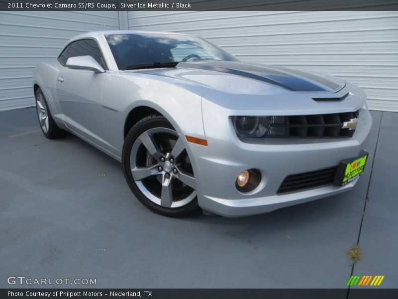 Silver Ice Metallic / Black 2011 Chevrolet Camaro SS/RS Coupe