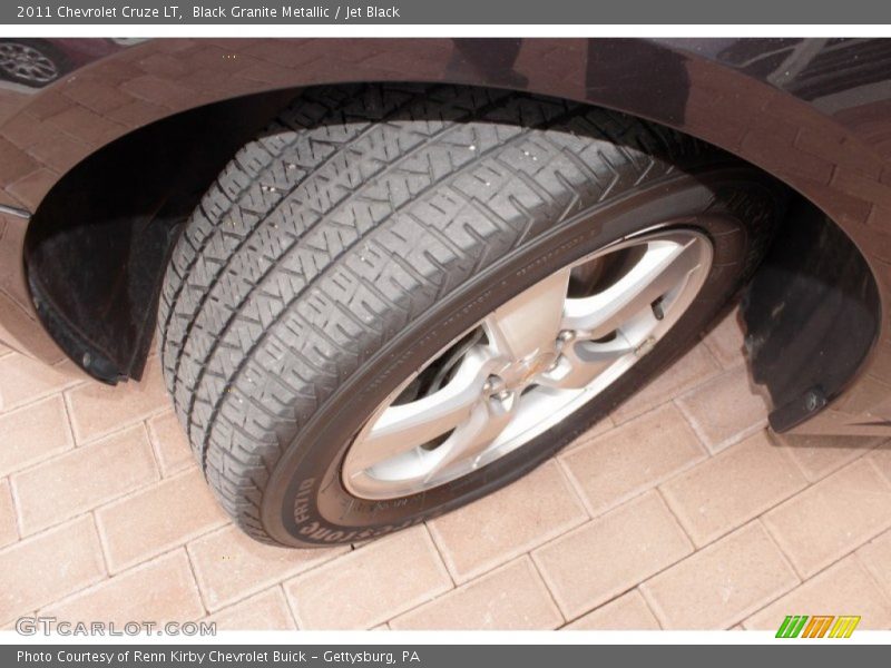 Black Granite Metallic / Jet Black 2011 Chevrolet Cruze LT