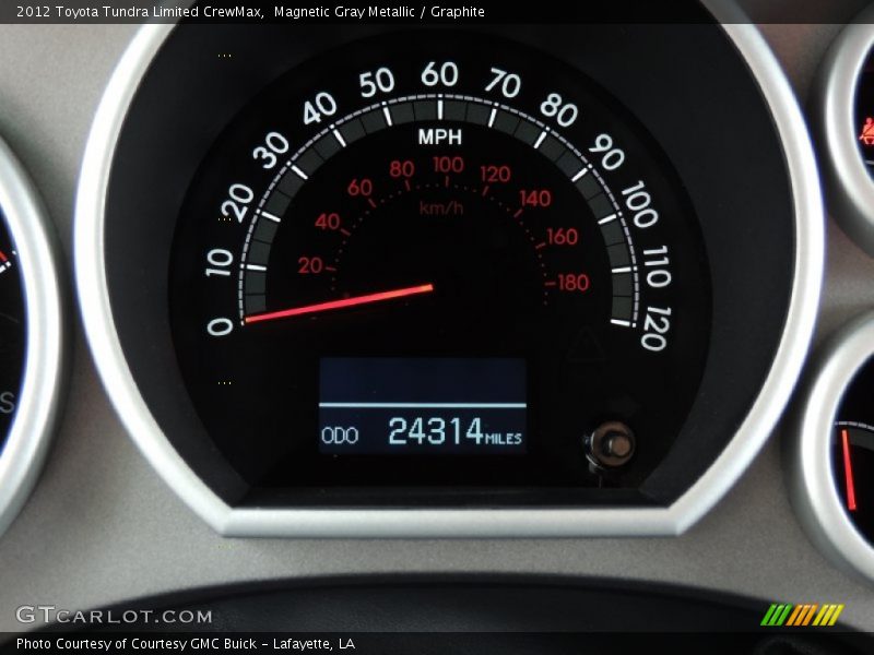 Magnetic Gray Metallic / Graphite 2012 Toyota Tundra Limited CrewMax