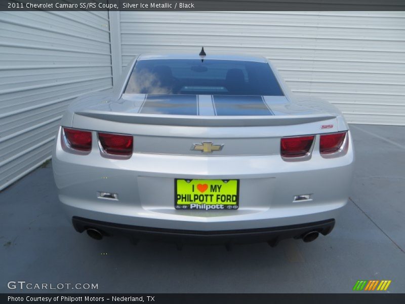 Silver Ice Metallic / Black 2011 Chevrolet Camaro SS/RS Coupe
