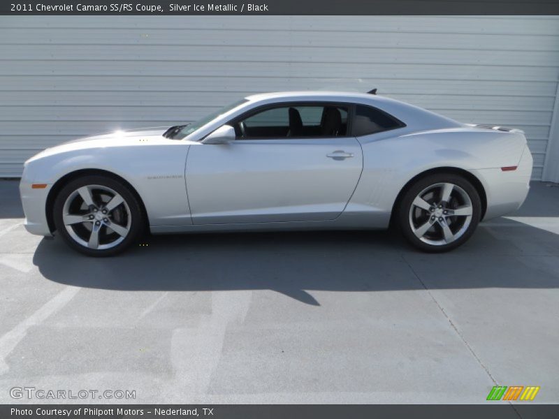 Silver Ice Metallic / Black 2011 Chevrolet Camaro SS/RS Coupe