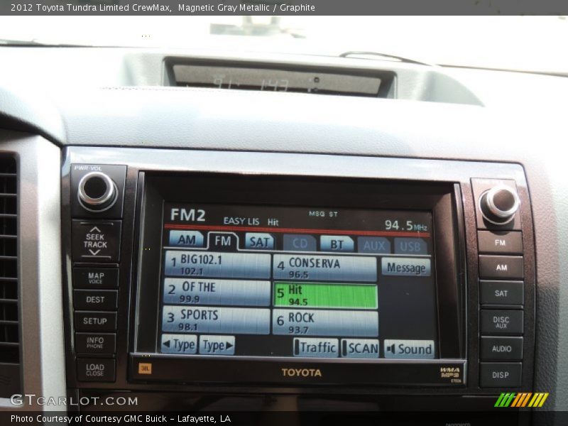 Magnetic Gray Metallic / Graphite 2012 Toyota Tundra Limited CrewMax