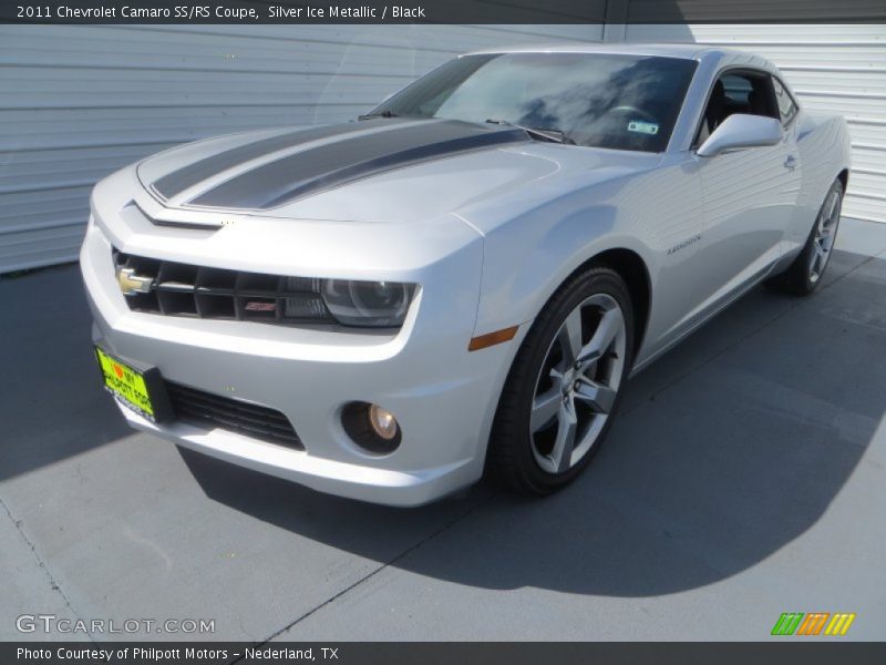 Silver Ice Metallic / Black 2011 Chevrolet Camaro SS/RS Coupe