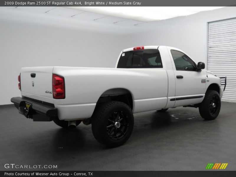 Bright White / Medium Slate Gray 2009 Dodge Ram 2500 ST Regular Cab 4x4