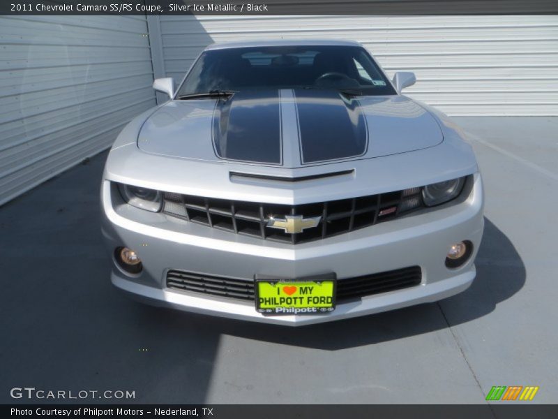 Silver Ice Metallic / Black 2011 Chevrolet Camaro SS/RS Coupe