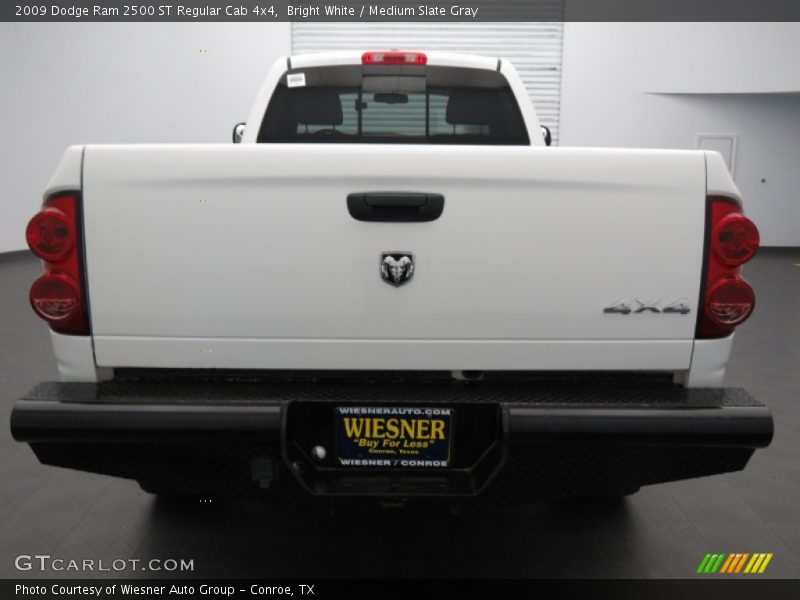 Bright White / Medium Slate Gray 2009 Dodge Ram 2500 ST Regular Cab 4x4