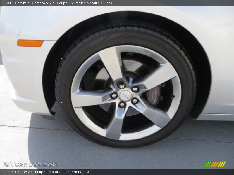 Silver Ice Metallic / Black 2011 Chevrolet Camaro SS/RS Coupe