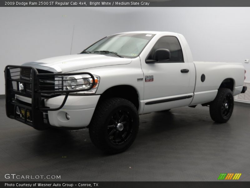 Bright White / Medium Slate Gray 2009 Dodge Ram 2500 ST Regular Cab 4x4
