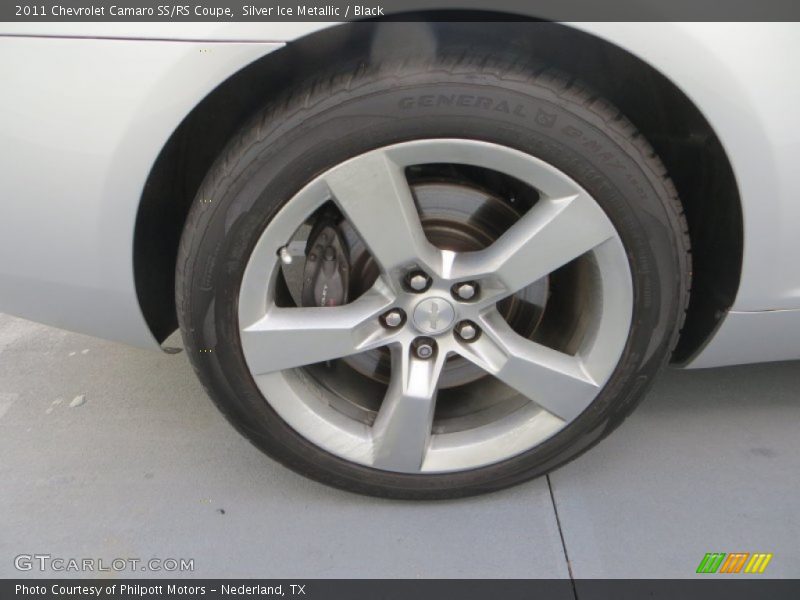 Silver Ice Metallic / Black 2011 Chevrolet Camaro SS/RS Coupe