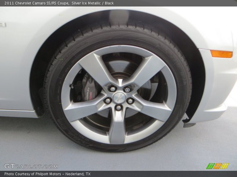 Silver Ice Metallic / Black 2011 Chevrolet Camaro SS/RS Coupe