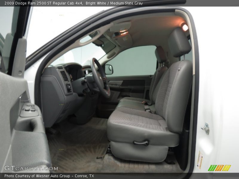 Bright White / Medium Slate Gray 2009 Dodge Ram 2500 ST Regular Cab 4x4