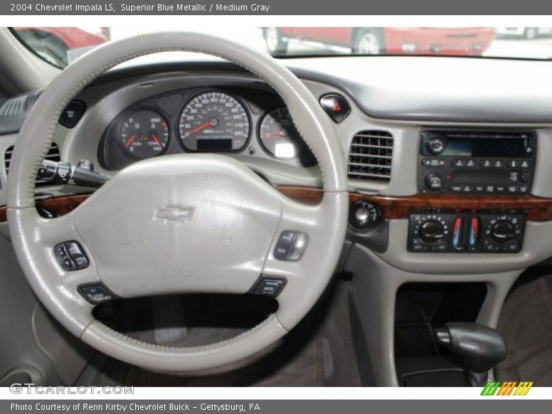 Superior Blue Metallic / Medium Gray 2004 Chevrolet Impala LS