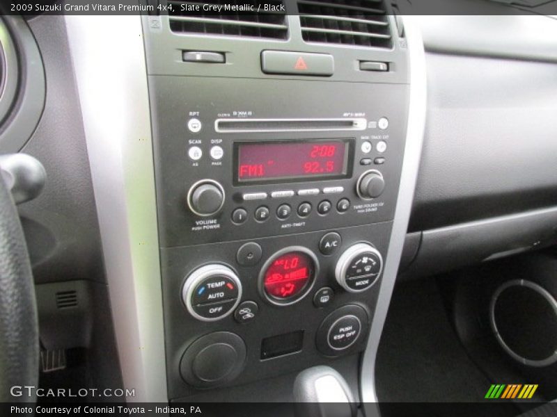 Slate Grey Metallic / Black 2009 Suzuki Grand Vitara Premium 4x4