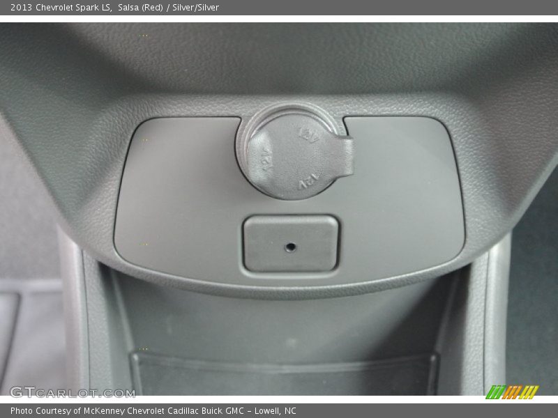 Salsa (Red) / Silver/Silver 2013 Chevrolet Spark LS