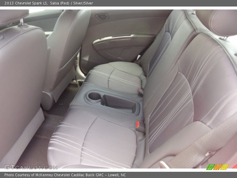 Salsa (Red) / Silver/Silver 2013 Chevrolet Spark LS