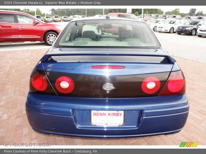 Superior Blue Metallic / Medium Gray 2004 Chevrolet Impala LS