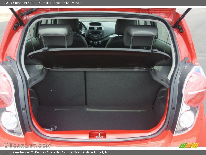 Salsa (Red) / Silver/Silver 2013 Chevrolet Spark LS