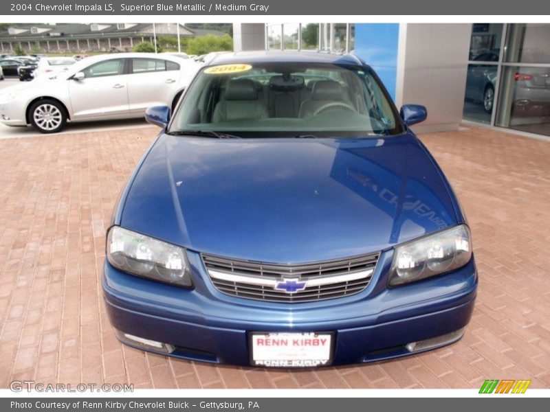 Superior Blue Metallic / Medium Gray 2004 Chevrolet Impala LS