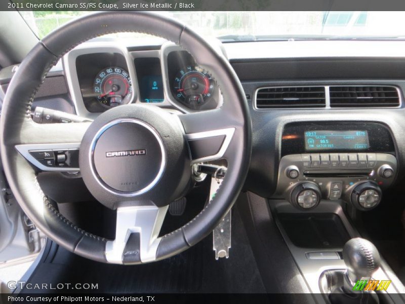 Silver Ice Metallic / Black 2011 Chevrolet Camaro SS/RS Coupe