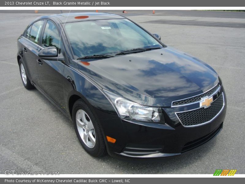 Black Granite Metallic / Jet Black 2013 Chevrolet Cruze LT