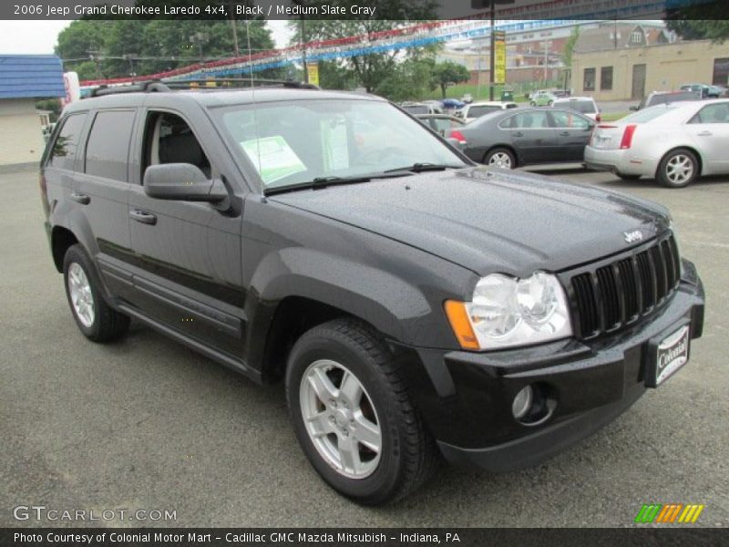 Black / Medium Slate Gray 2006 Jeep Grand Cherokee Laredo 4x4
