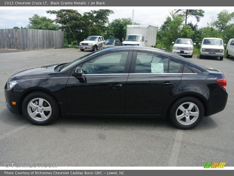 Black Granite Metallic / Jet Black 2013 Chevrolet Cruze LT