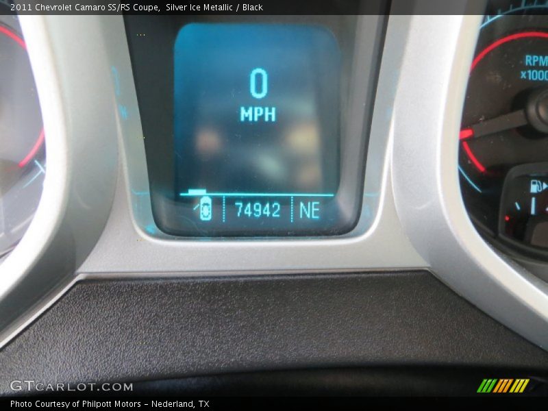 Silver Ice Metallic / Black 2011 Chevrolet Camaro SS/RS Coupe