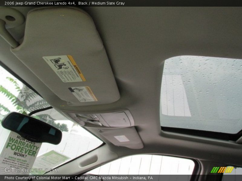 Black / Medium Slate Gray 2006 Jeep Grand Cherokee Laredo 4x4