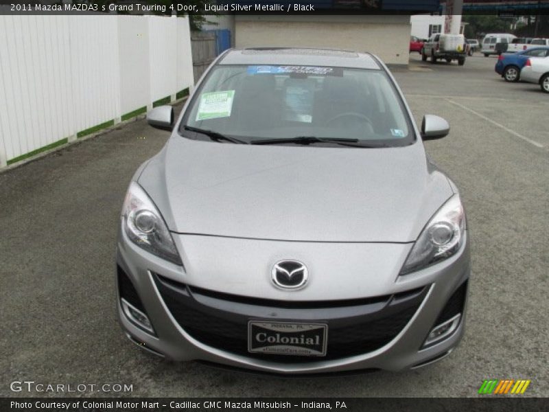 Liquid Silver Metallic / Black 2011 Mazda MAZDA3 s Grand Touring 4 Door