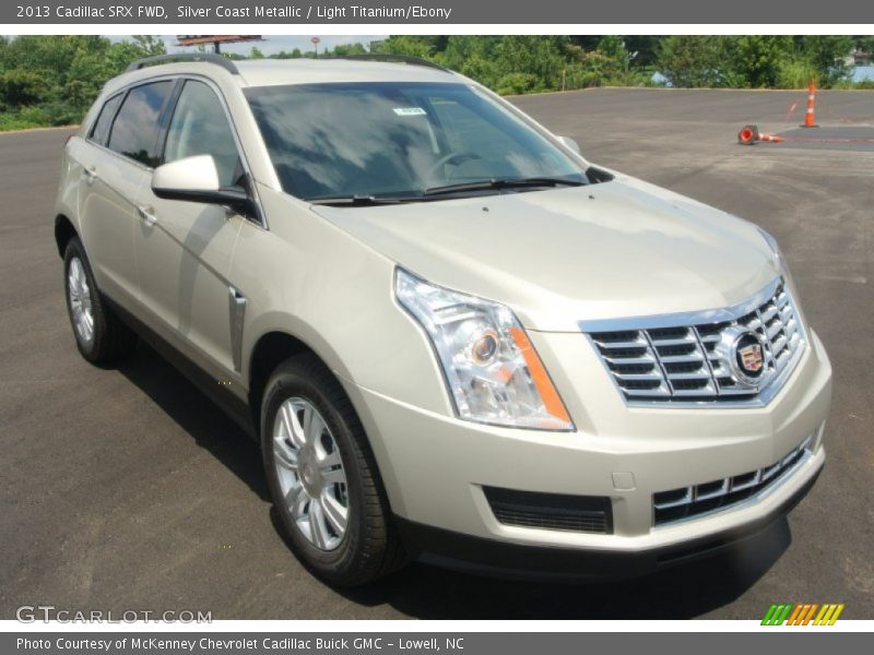 Silver Coast Metallic / Light Titanium/Ebony 2013 Cadillac SRX FWD