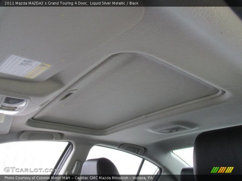 Liquid Silver Metallic / Black 2011 Mazda MAZDA3 s Grand Touring 4 Door