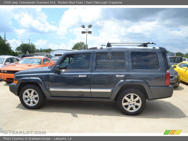 Modern Blue Pearl / Dark Slate/Light Graystone 2008 Jeep Commander Overland 4x4