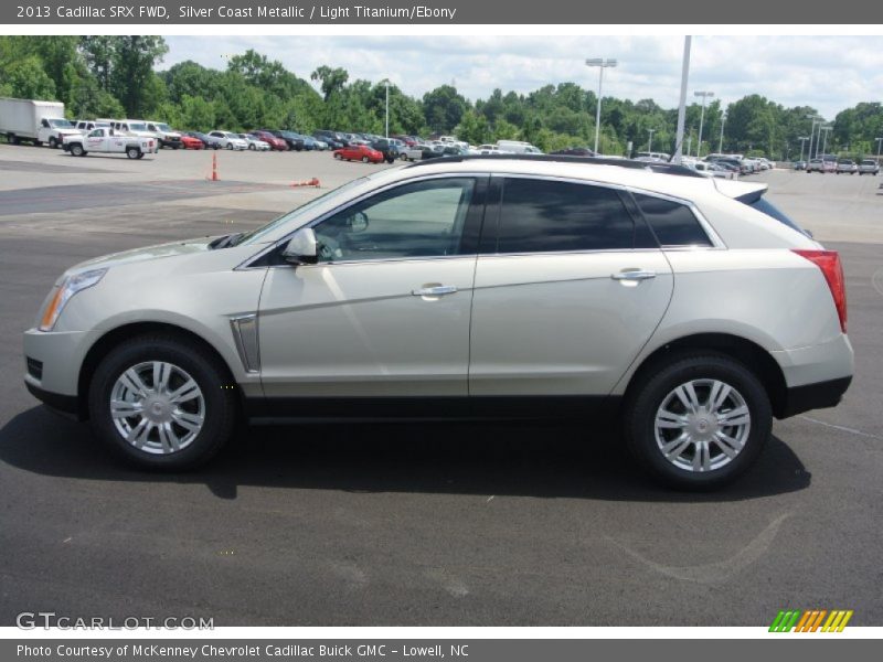 Silver Coast Metallic / Light Titanium/Ebony 2013 Cadillac SRX FWD